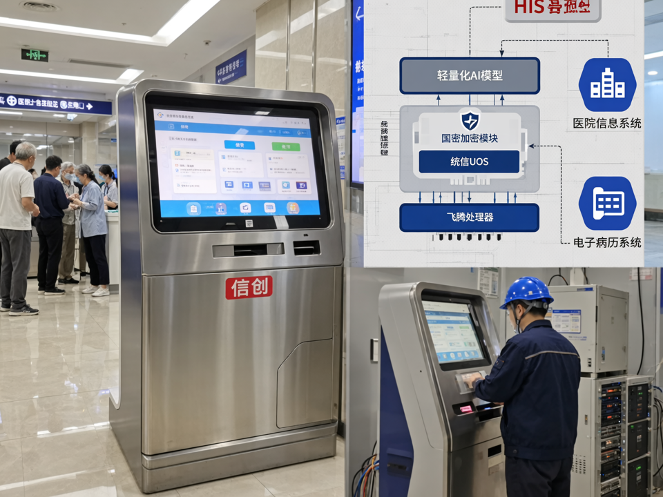 AI与信创协同下的医疗自助服务终端安全架构设计:广州软件企业的轻量化实践