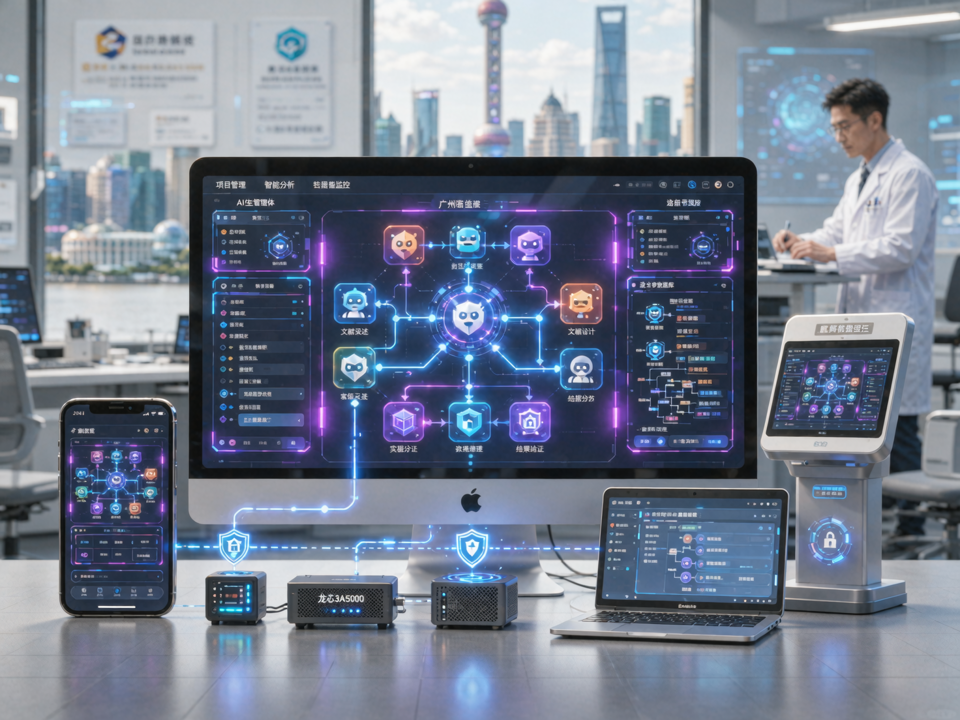 AI原生智能体与轻量化边缘推理融合:广州软件企业构建信创合规型科研管理系统中的动态任务调度与多端协同新范式