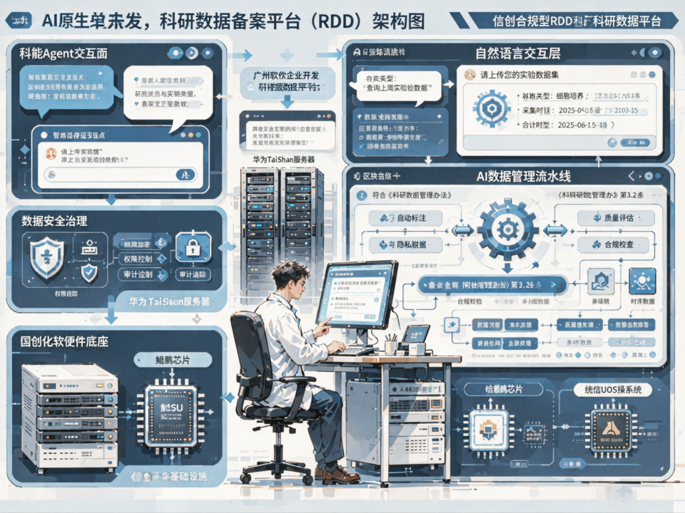 AI原生开发浪潮下广州软件企业构建信创合规型科研数据备案平台(RDD)的技术路径