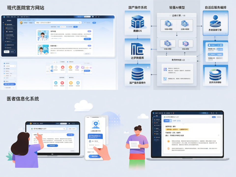 轻量化AI智能体在信创医院官网中的语义导航与患者服务自适应机制