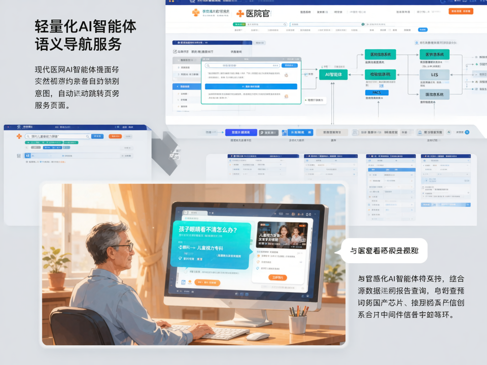 轻量化AI智能体在医院官网开发中的内容治理与患者服务闭环构建